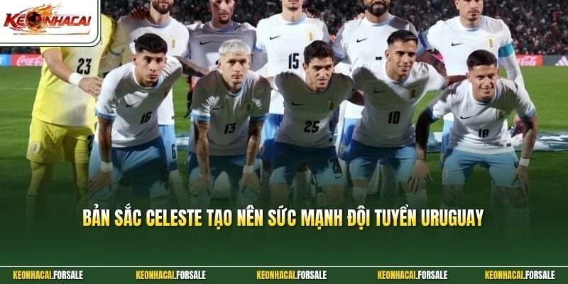 Bản sắc Celeste tạo nên sức mạnh đội tuyển Uruguay 